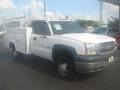 Summit White 2004 Chevrolet Silverado 3500HD Regular Cab Chassis