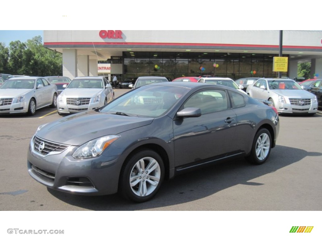 2010 Altima 2.5 S Coupe - Ocean Gray / Charcoal photo #1