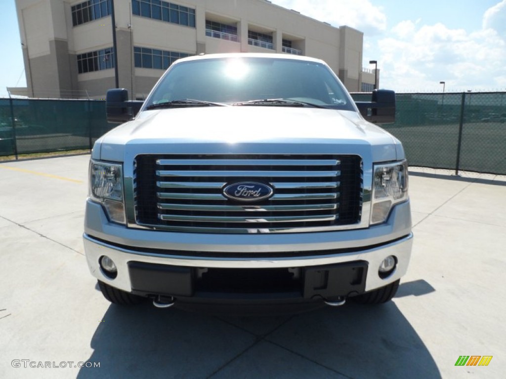 2011 F150 Texas Edition SuperCrew 4x4 - Ingot Silver Metallic / Steel Gray photo #8