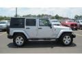 Bright Silver Metallic 2009 Jeep Wrangler Unlimited Sahara 4x4 Exterior