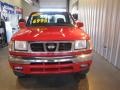 2000 Aztec Red Nissan Frontier SE V6 Extended Cab 4x4  photo #5