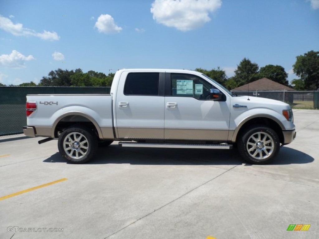 2011 F150 King Ranch SuperCrew 4x4 - Oxford White / Chaparral Leather photo #2