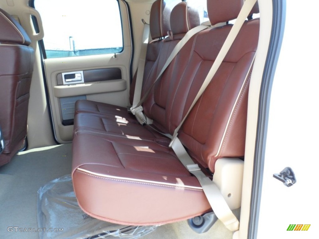 2011 F150 King Ranch SuperCrew 4x4 - Oxford White / Chaparral Leather photo #24