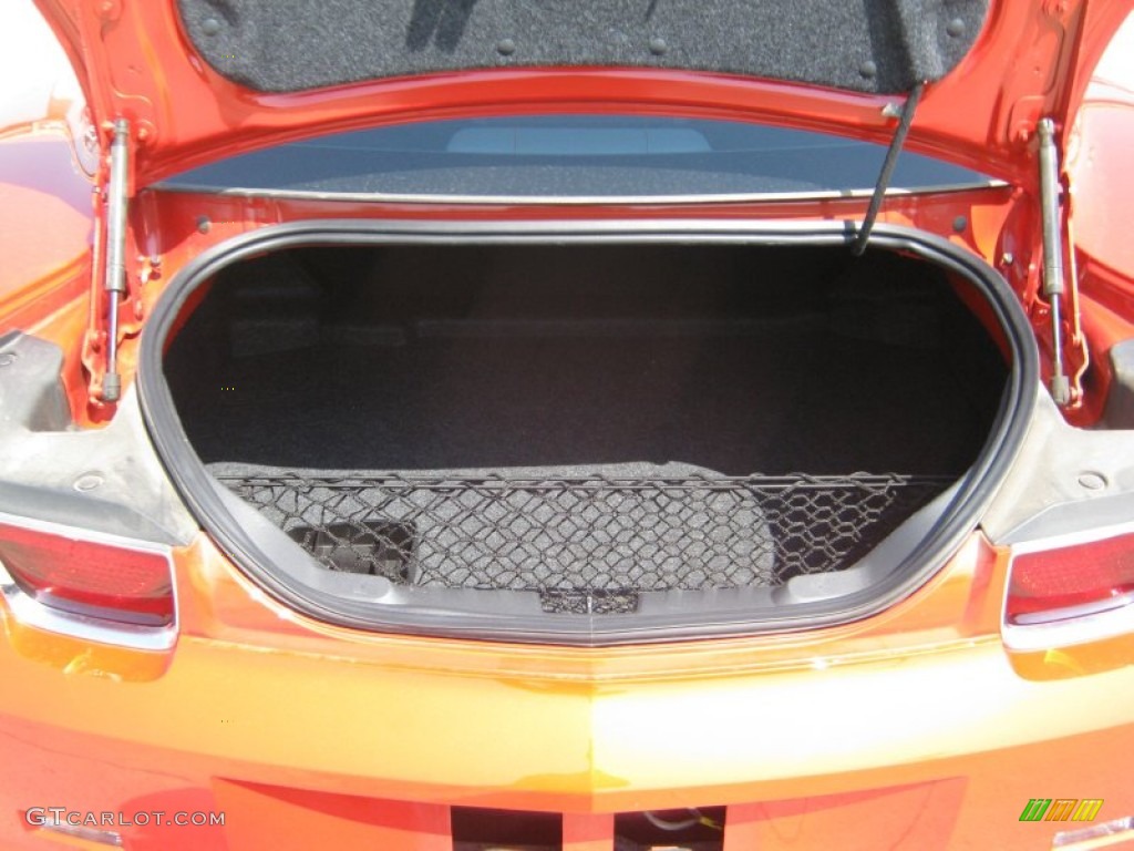 2010 Camaro SS Coupe - Inferno Orange Metallic / Black photo #18