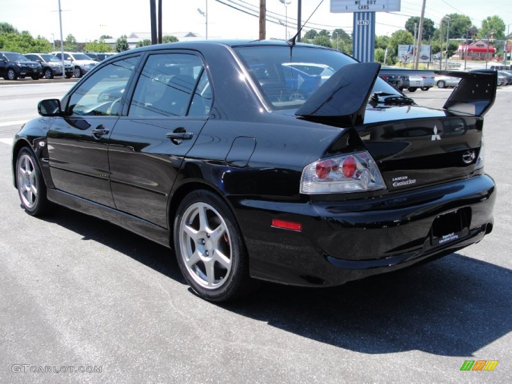 Black Pearl Metallic 2005 Mitsubishi Lancer Evolution VIII Exterior Photo #51185115