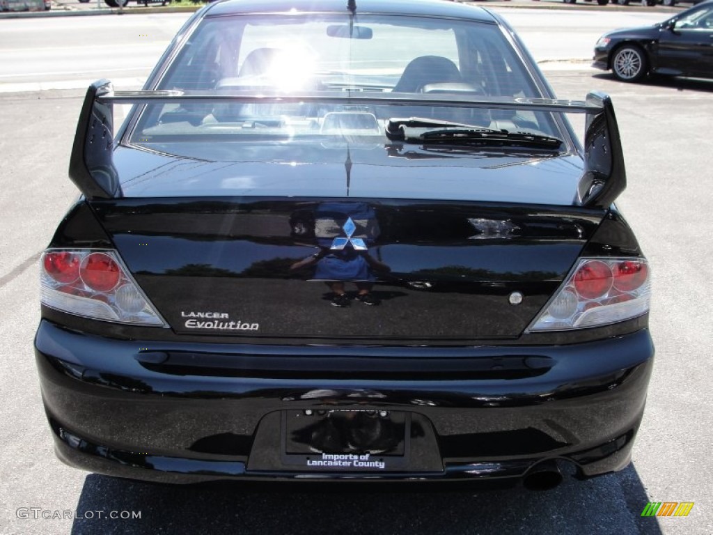 Black Pearl Metallic 2005 Mitsubishi Lancer Evolution VIII Exterior Photo #51185124
