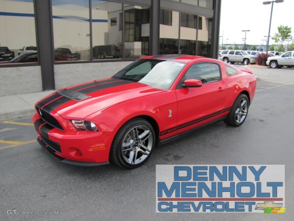 2010 Mustang Shelby GT500 Coupe - Torch Red / Charcoal Black photo #1