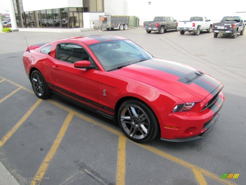 2010 Mustang Shelby GT500 Coupe - Torch Red / Charcoal Black photo #27