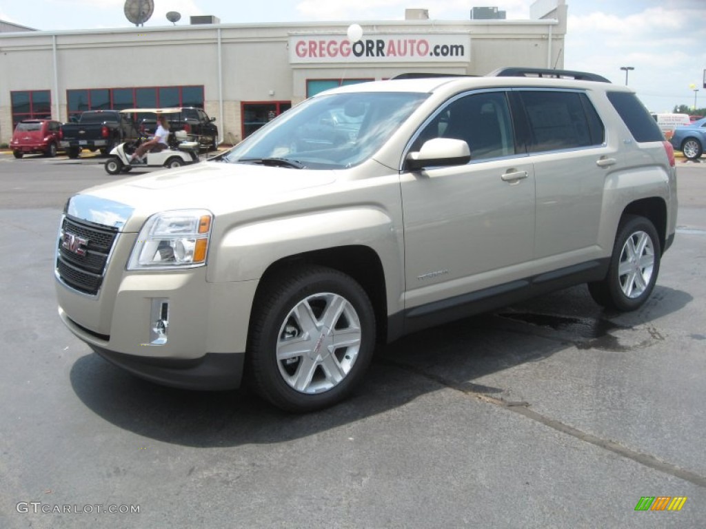 2011 Terrain SLE - Gold Mist Metallic / Jet Black photo #1