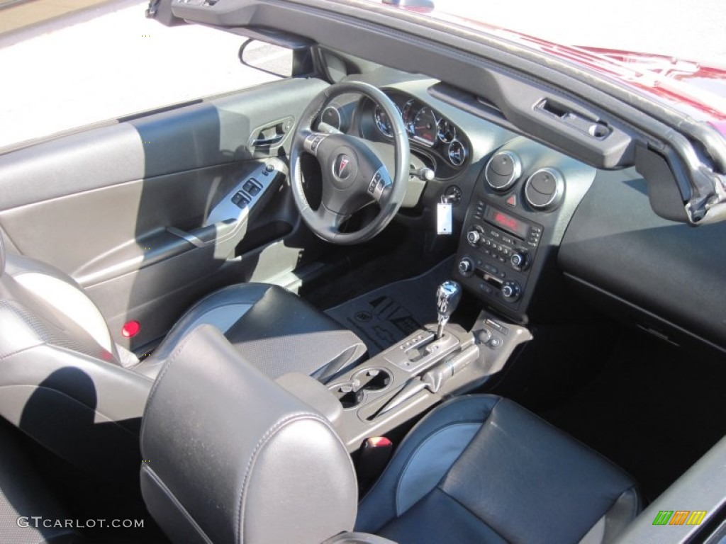 Ebony Black Interior 2008 Pontiac G6 GT Convertible Photo #51187356