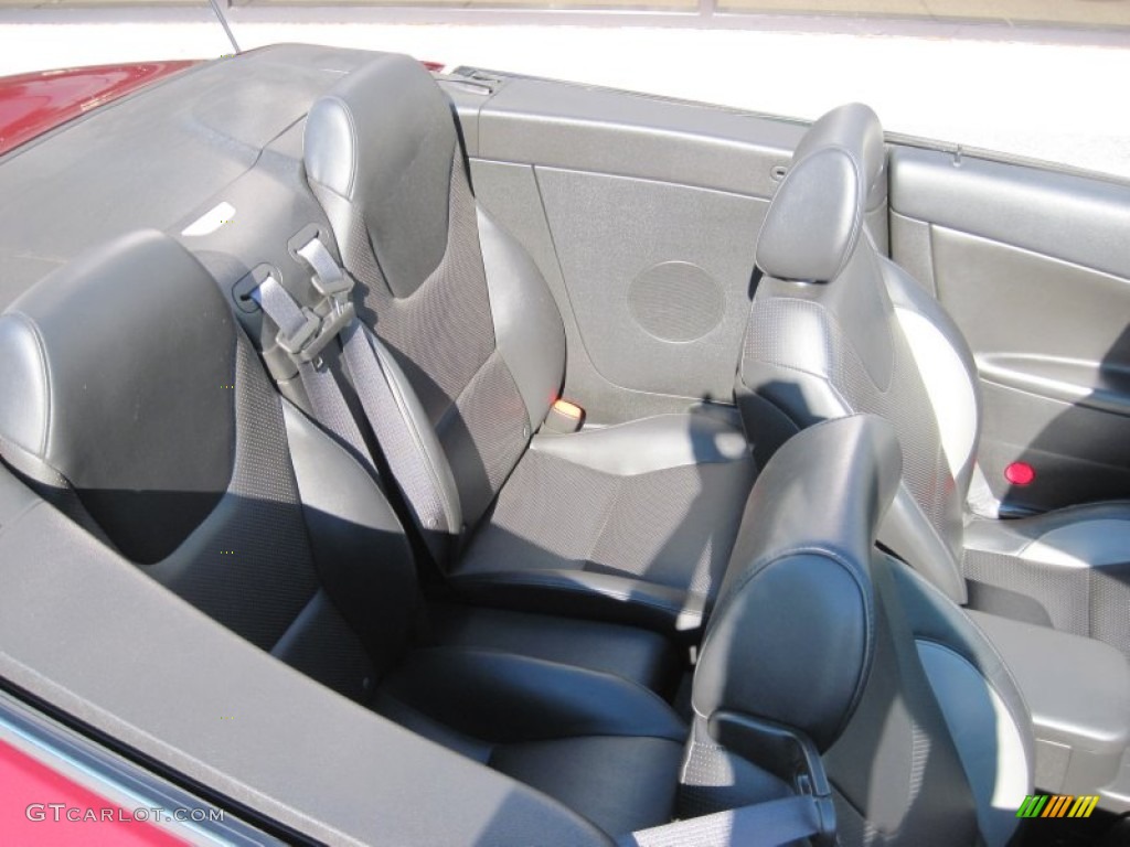 Ebony Black Interior 2008 Pontiac G6 GT Convertible Photo #51187359