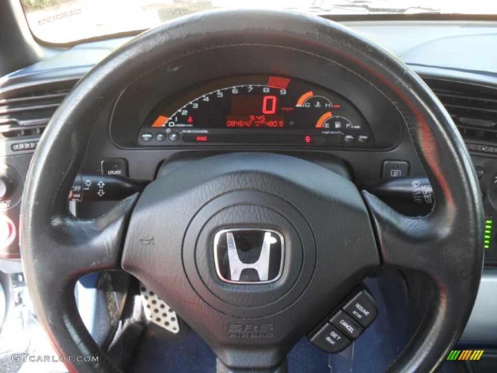 2004 Honda S2000 Roadster Blue Steering Wheel Photo 51187662