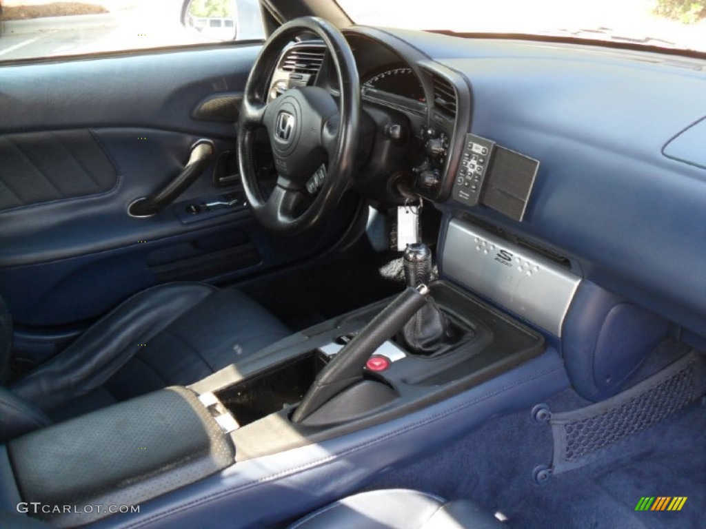 Blue Interior 2004 Honda S2000 Roadster Photo #51187686