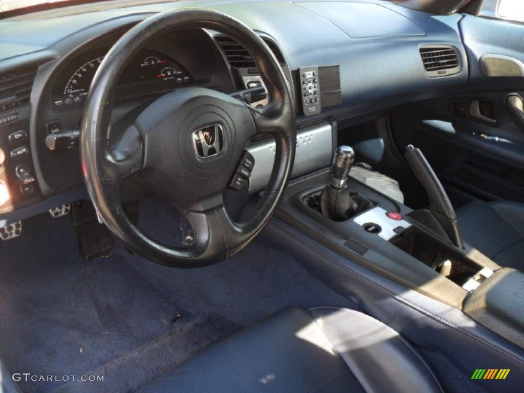 Blue Interior 2004 Honda S2000 Roadster Photo #51187704