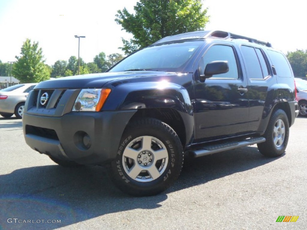 2006 Xterra S - Midnight Blue Pearl / Steel/Graphite photo #1