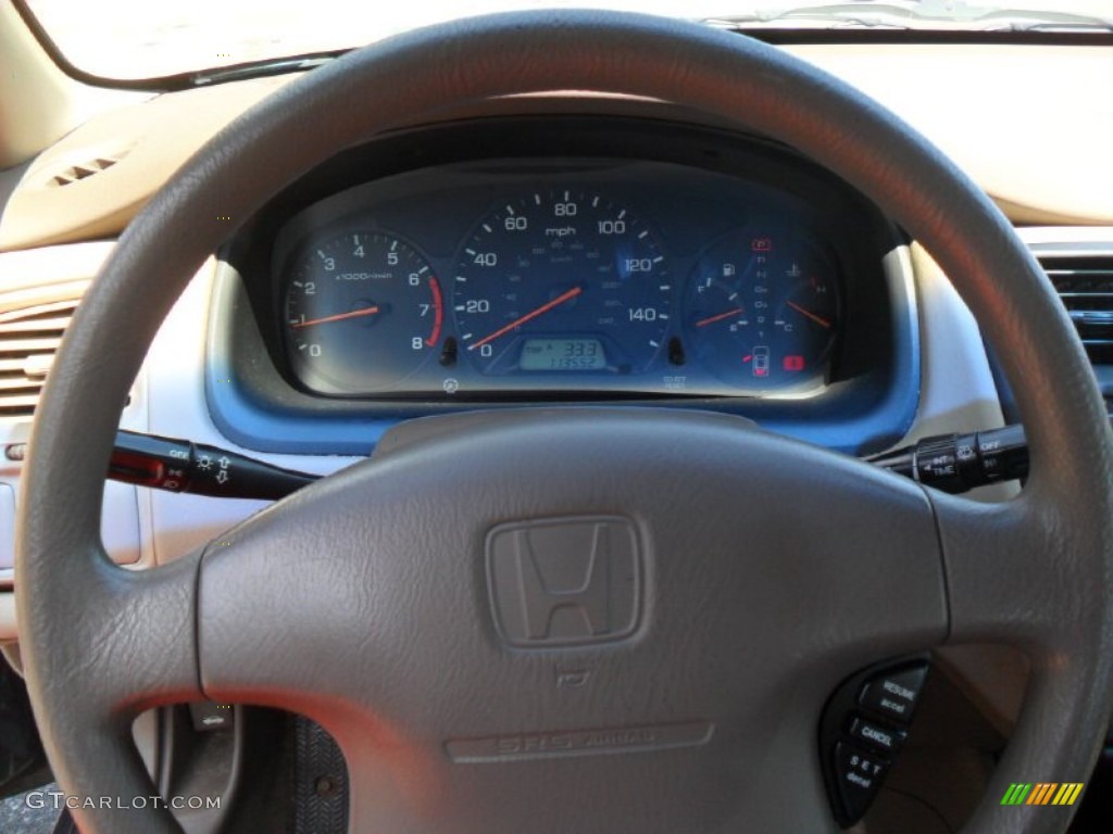 2000 Honda Accord SE Sedan Ivory Steering Wheel Photo #51187965