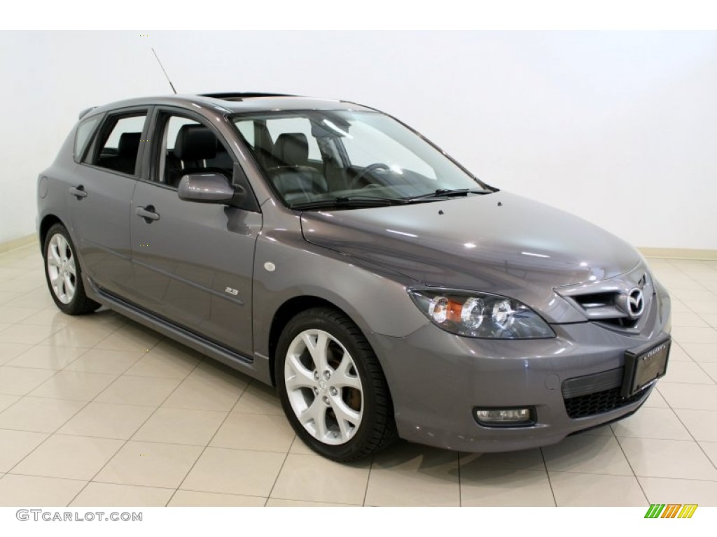 Galaxy Gray Mica 2007 Mazda MAZDA3 s Grand Touring Hatchback Exterior Photo #51188160