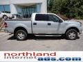 2004 Silver Metallic Ford F150 XLT SuperCrew 4x4  photo #1