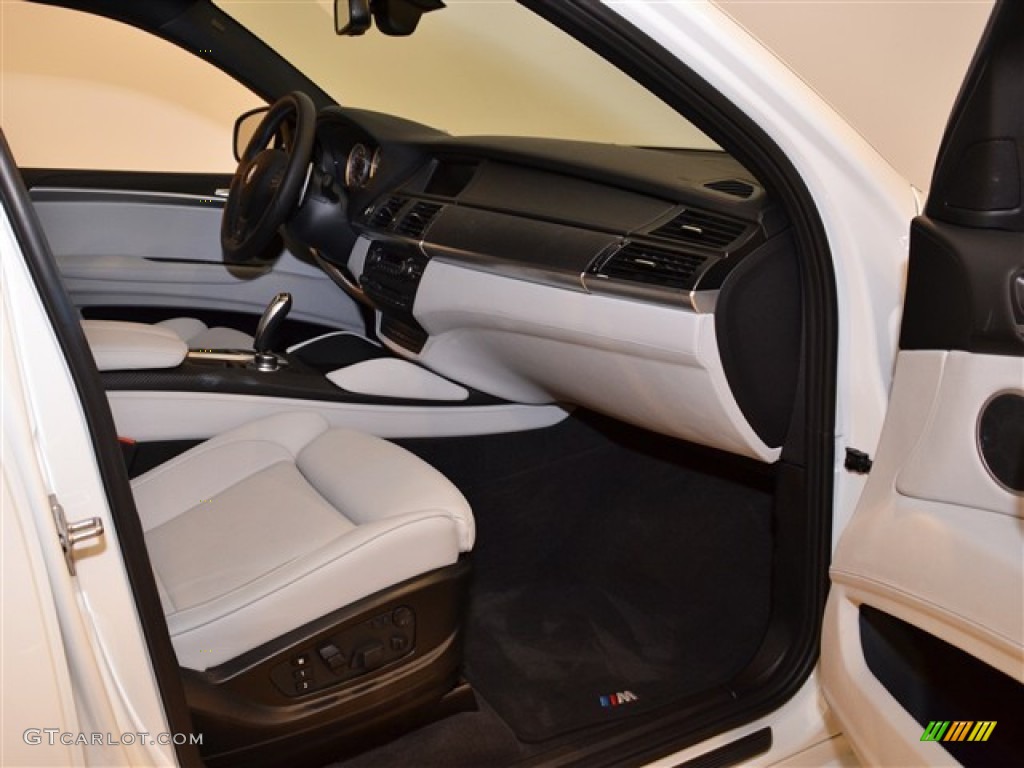 Silverstone II Merino Leather Interior 2011 BMW X6 M M xDrive Photo #51189646