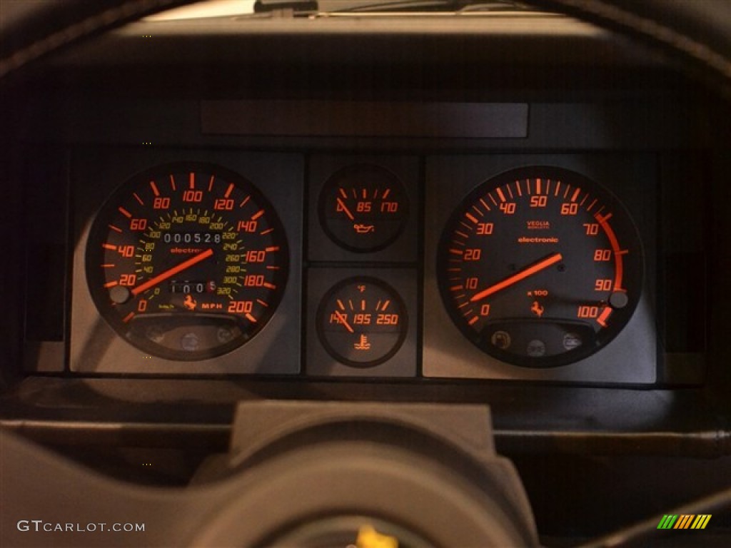 1990 Ferrari Testarossa Standard Testarossa Model Gauges Photo #51190084