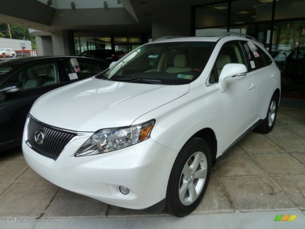 Starfire White Pearl 2011 Lexus RX 350 AWD Exterior Photo #51190372