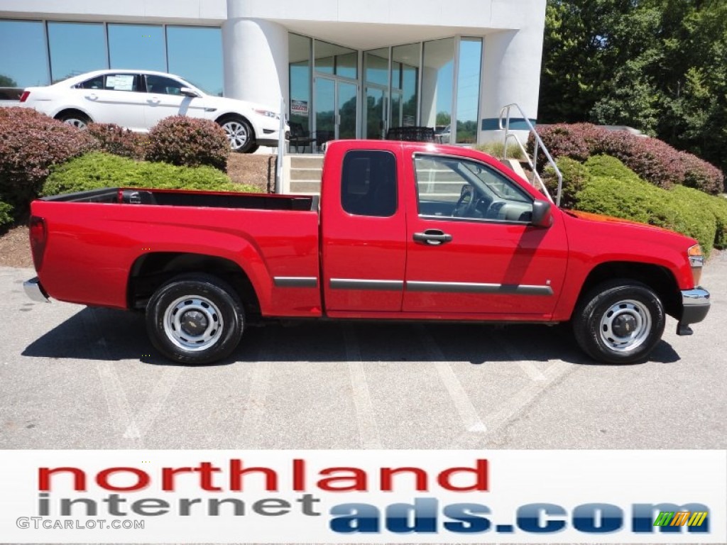 2006 Colorado Extended Cab - Victory Red / Light Cashmere photo #1