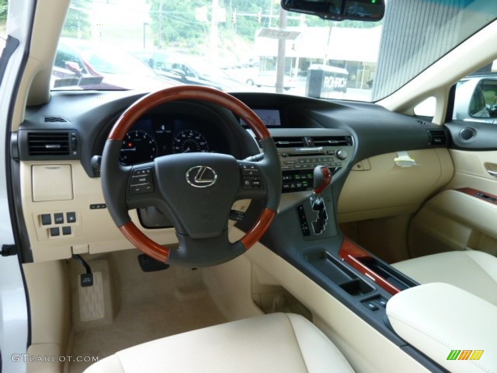 Parchment Interior 2011 Lexus RX 350 AWD Photo #51190428