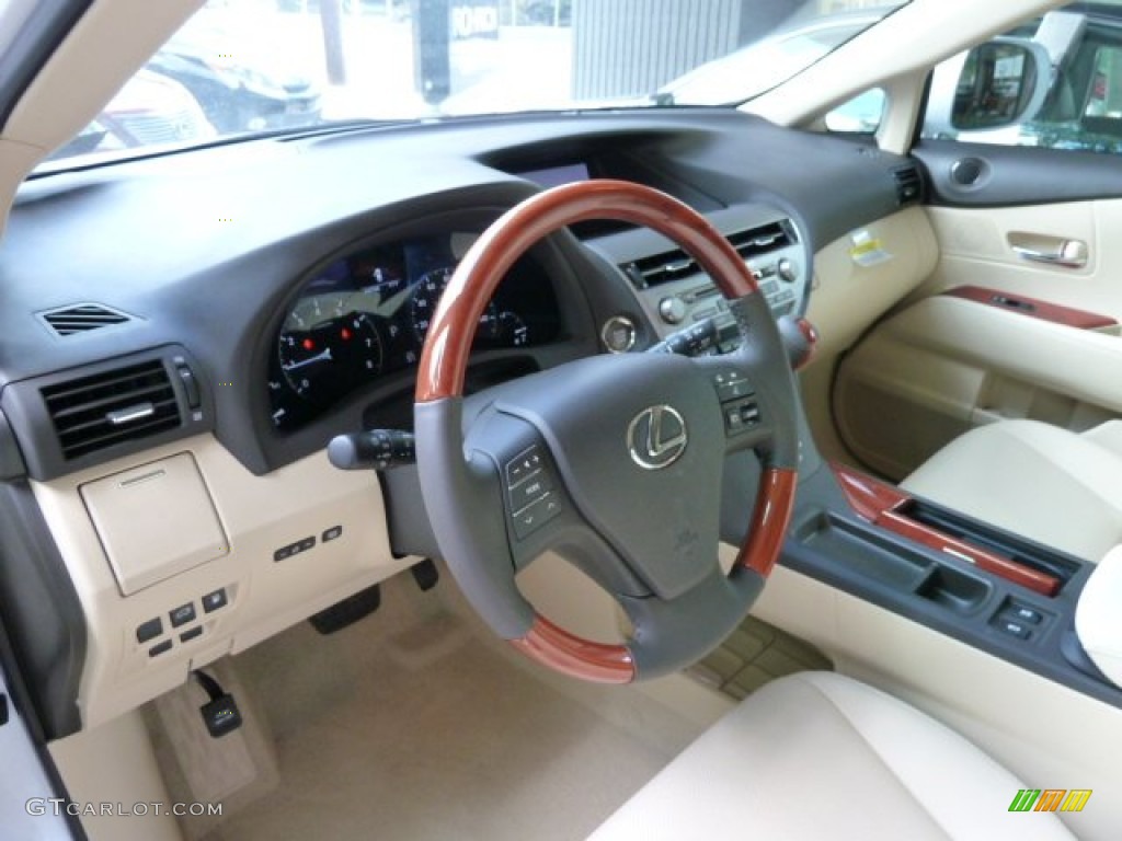 Parchment Interior 2011 Lexus RX 350 AWD Photo #51190510