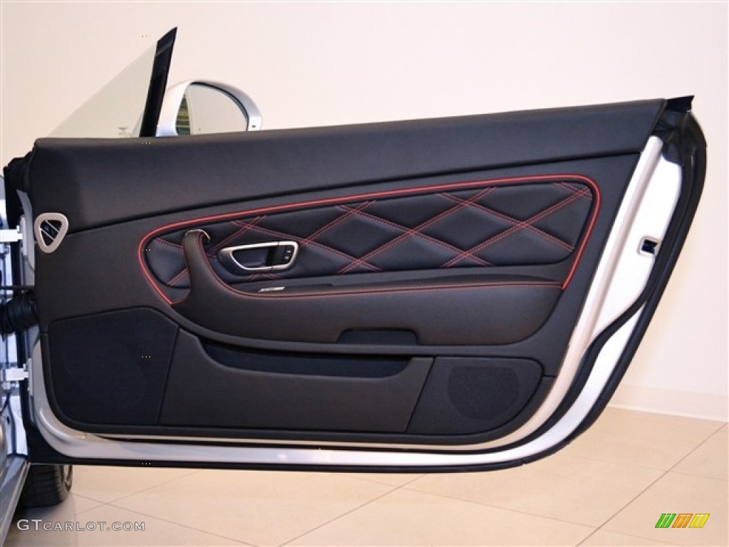 2011 Bentley Continental GTC Speed 80-11 Edition Beluga Door Panel Photo #51190642
