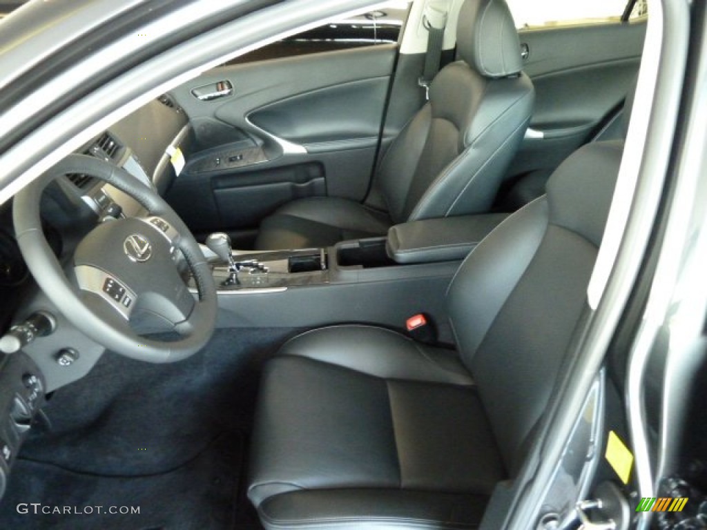 Black Interior 2011 Lexus IS 250 AWD Photo #51190684