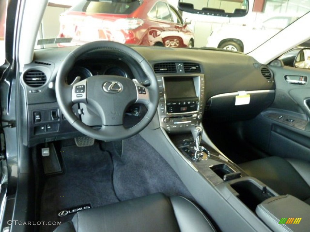 2011 Lexus IS 250 AWD Black Dashboard Photo #51190711
