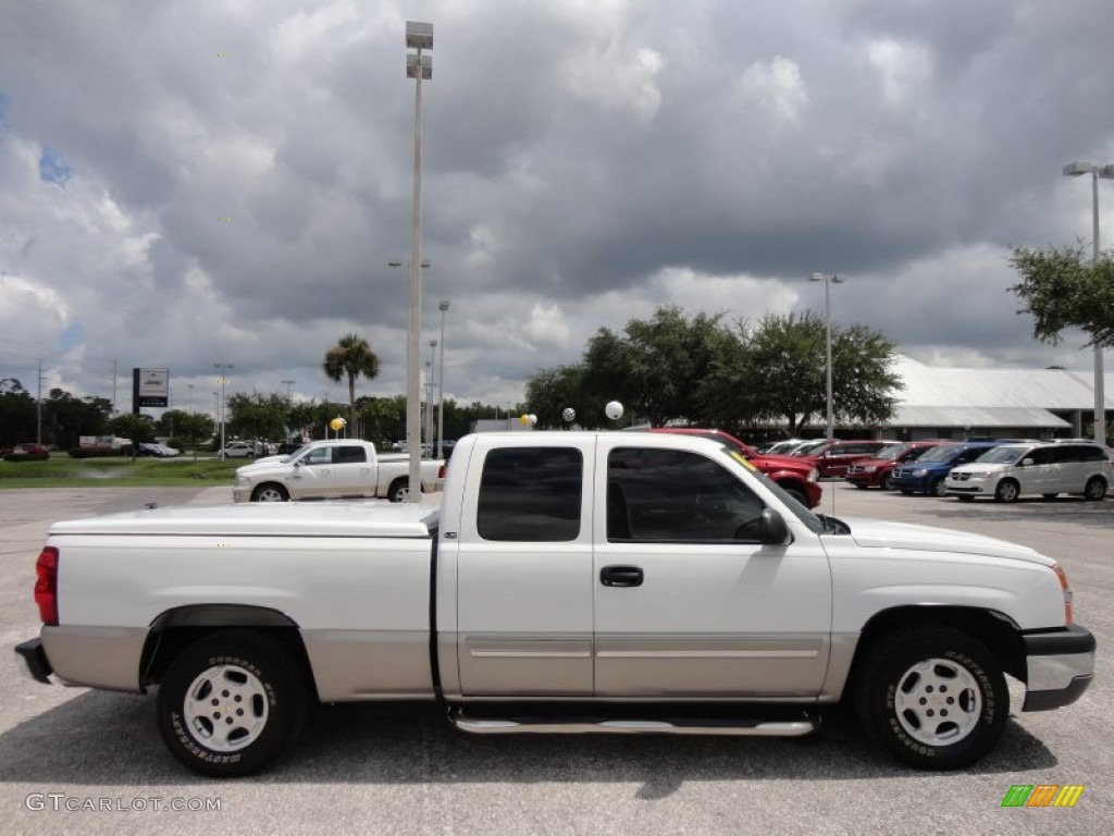 Summit White 2003 Chevrolet Silverado 1500 LS Extended Cab Exterior Photo #51190828