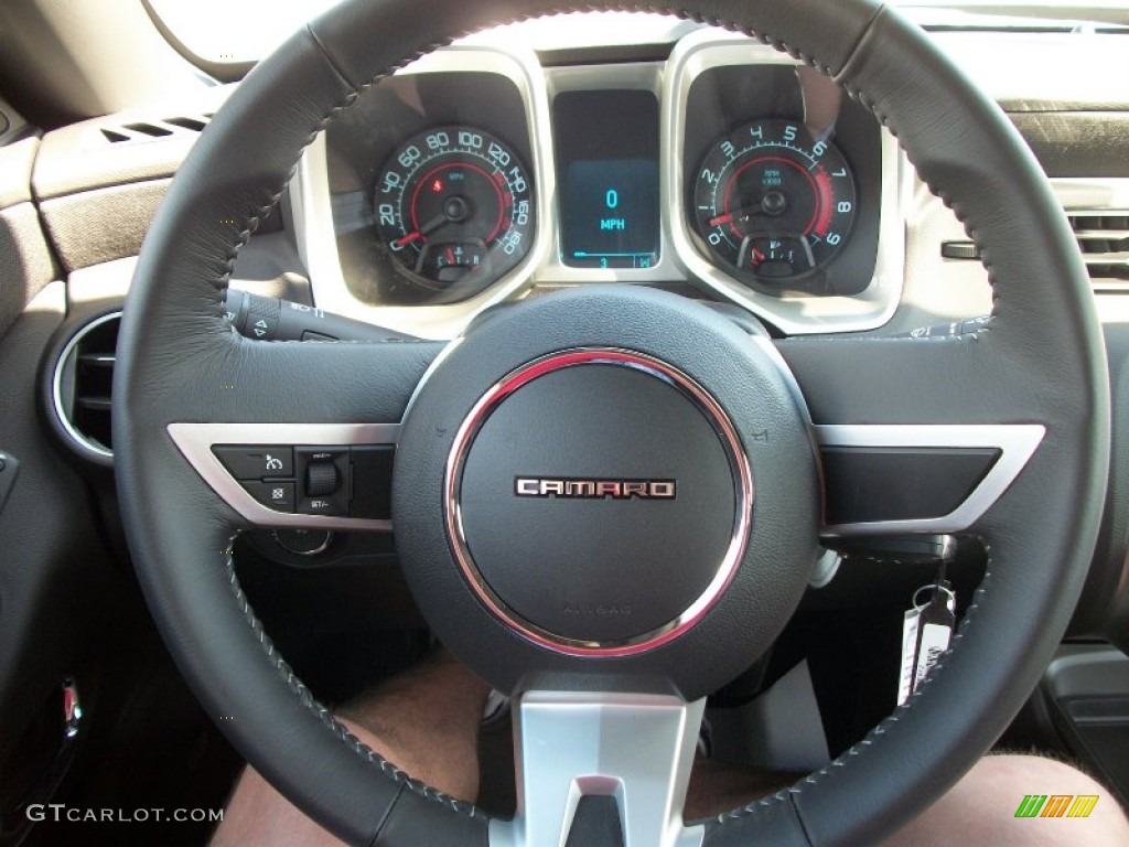 2011 Chevrolet Camaro SS Coupe Black Steering Wheel Photo #51191449
