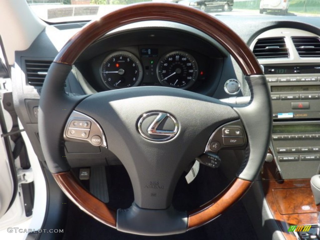 2011 Lexus ES 350 Light Gray Steering Wheel Photo #51191590