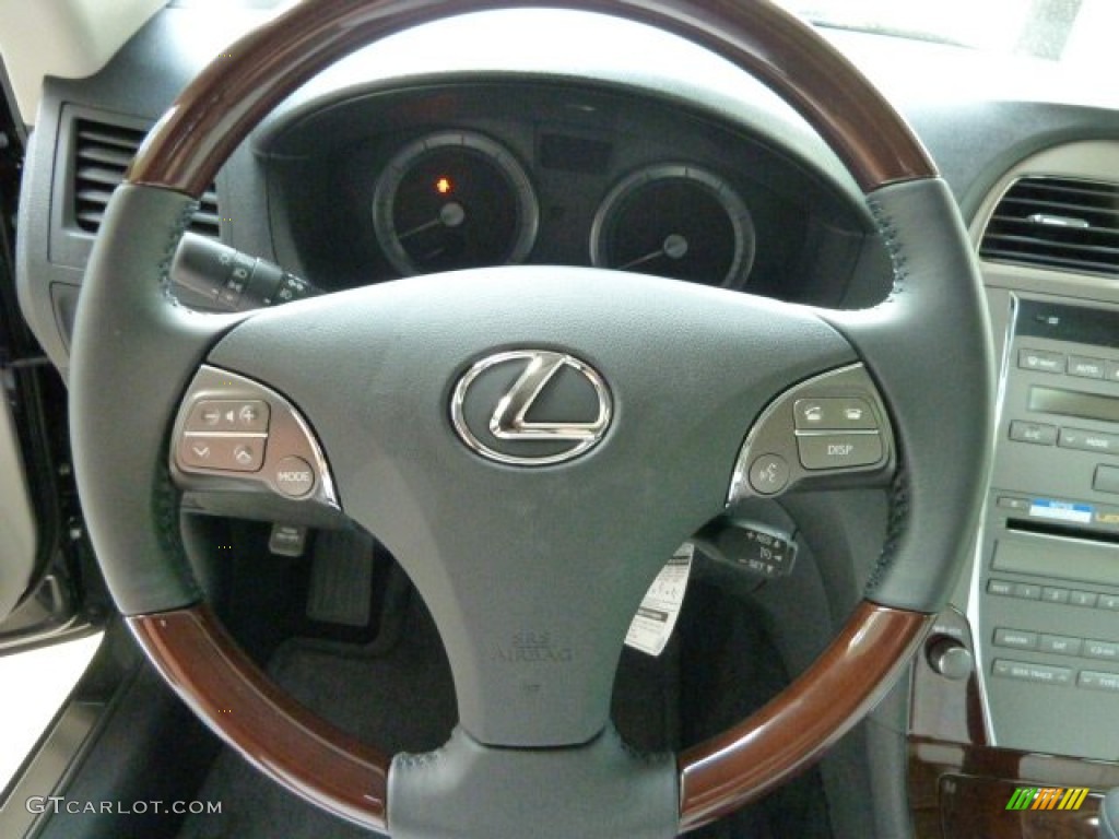 2011 Lexus ES 350 Light Gray Steering Wheel Photo #51191887