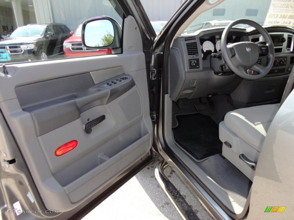 Medium Slate Gray Interior 2008 Dodge Ram 1500 Big Horn Edition Quad Cab 4x4 Photo #51192097