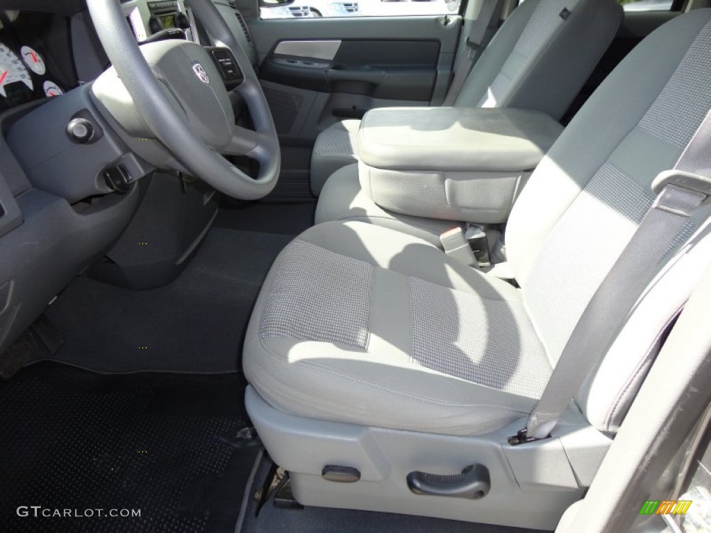 Medium Slate Gray Interior 2008 Dodge Ram 1500 Big Horn Edition Quad Cab 4x4 Photo #51192115