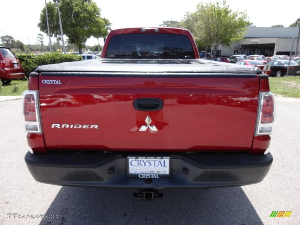 2008 Raider LS Extended Cab - Lava Red Pearl / Slate photo #8