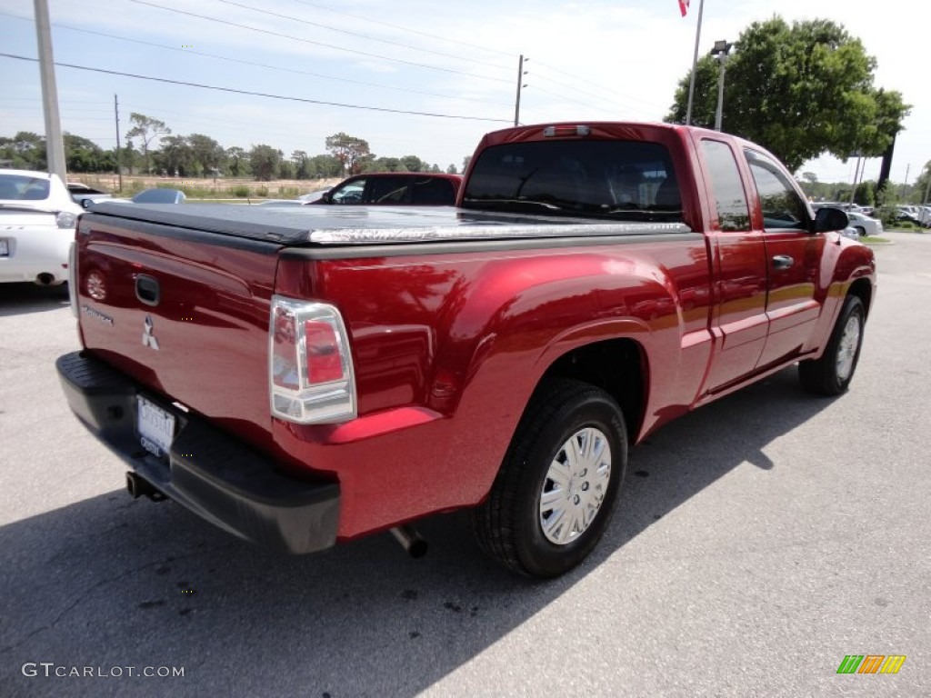 2008 Raider LS Extended Cab - Lava Red Pearl / Slate photo #9