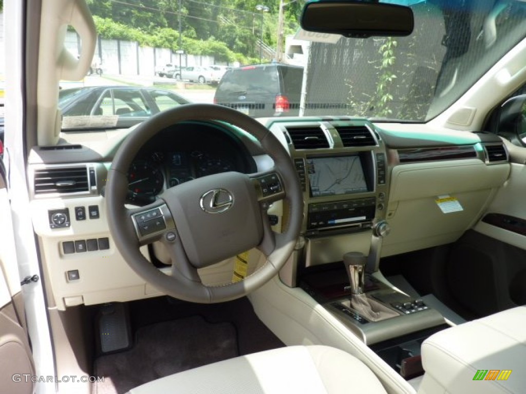 2011 Lexus GX 460 Ecru/Auburn Bubinga Dashboard Photo #51193276