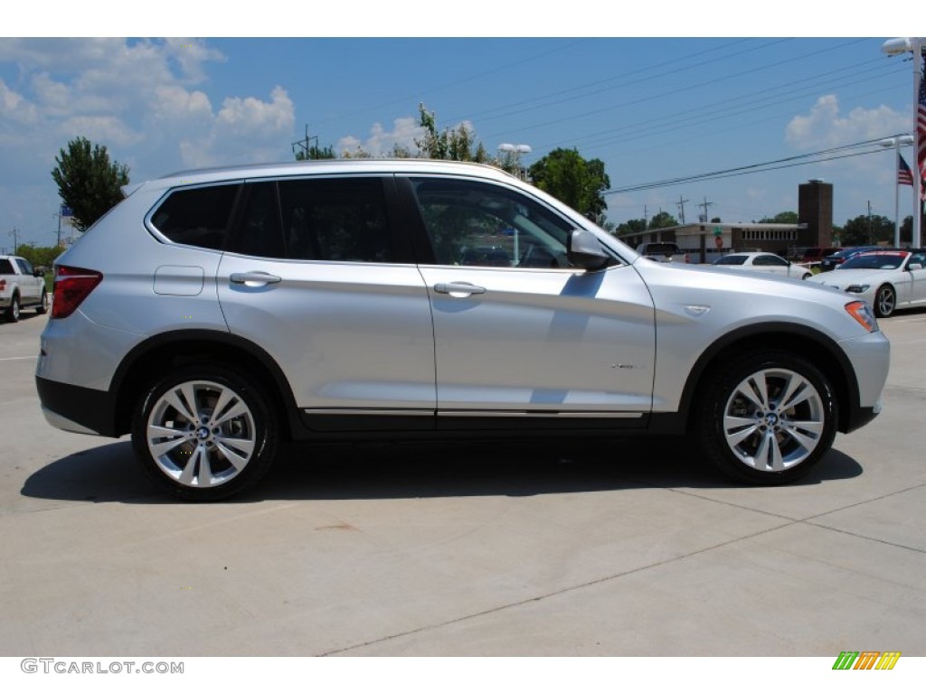Titanium Silver Metallic 2011 BMW X3 xDrive 35i Exterior Photo #51193357