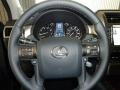 2011 Lexus GX Black/Auburn Bubinga Interior Steering Wheel Photo