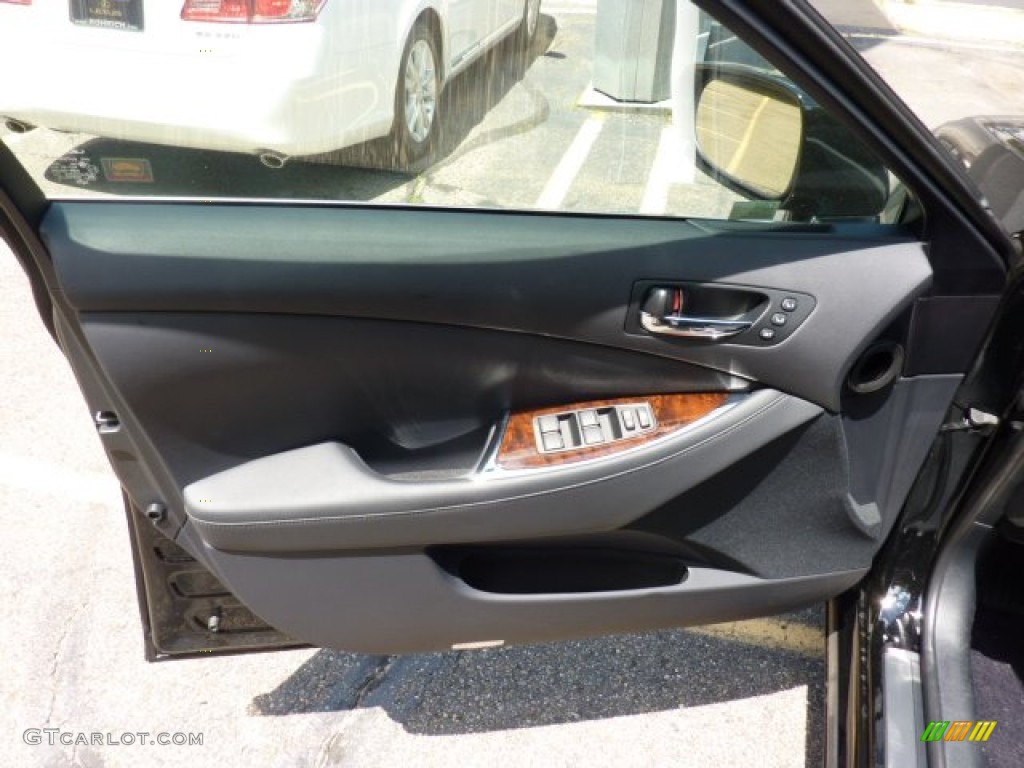 2011 Lexus ES 350 Black Door Panel Photo #51194701