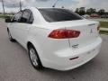 2009 Wicked White Satin Mitsubishi Lancer ES  photo #3