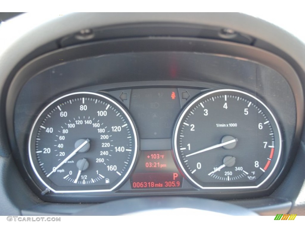 2010 BMW 1 Series 135i Coupe Gauges Photo #51195016