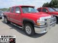 2000 Victory Red Chevrolet Silverado 1500 LS Extended Cab 4x4  photo #1