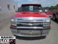 2000 Victory Red Chevrolet Silverado 1500 LS Extended Cab 4x4  photo #2