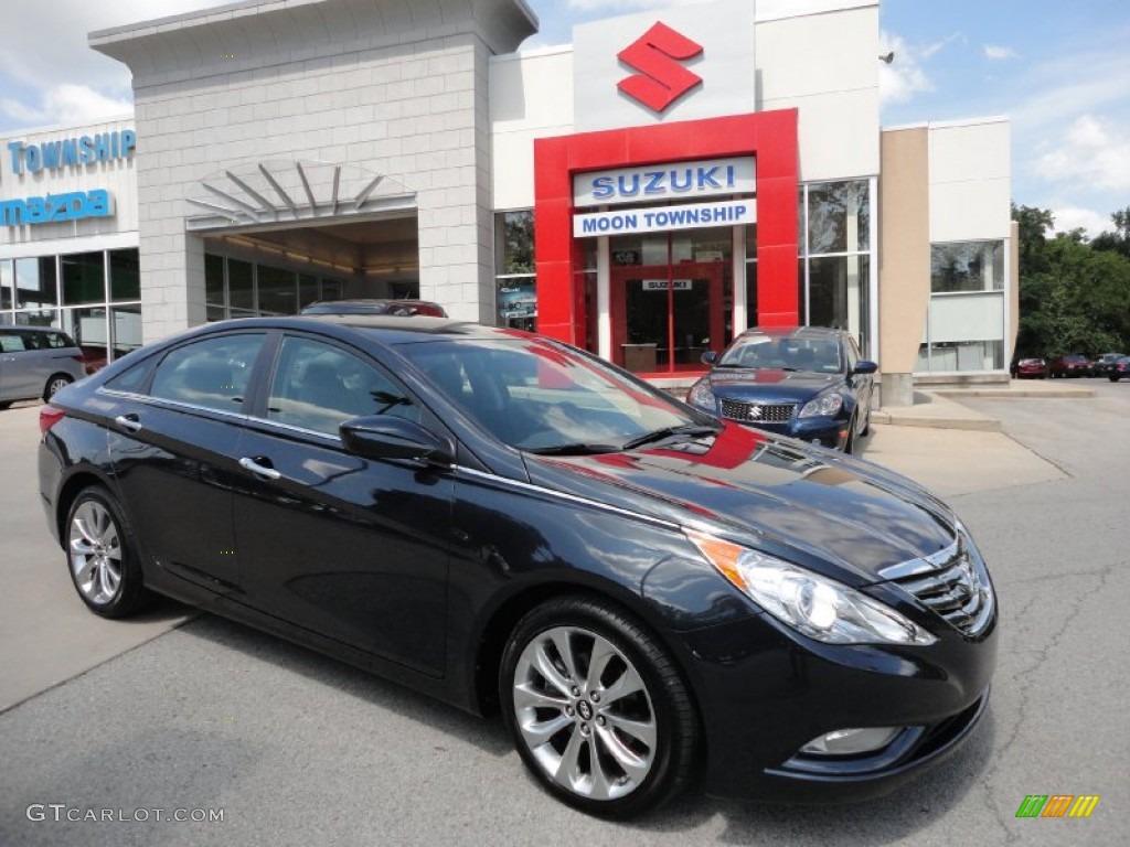 2011 Sonata SE - Pacific Blue Pearl / Gray photo #1