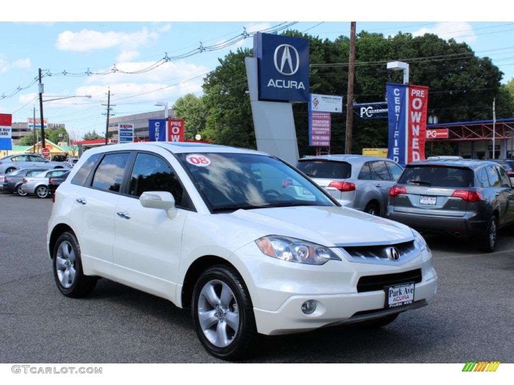 2008 RDX  - White Diamond Pearl / Ebony photo #1
