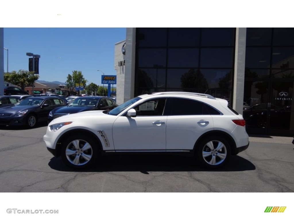 Moonlight White 2011 Infiniti FX 35 Exterior Photo #51199183